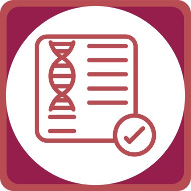 DNA simgesi vektör illüstrasyonu