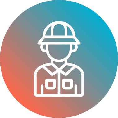 İnşaat miğferinin vektör çizimi