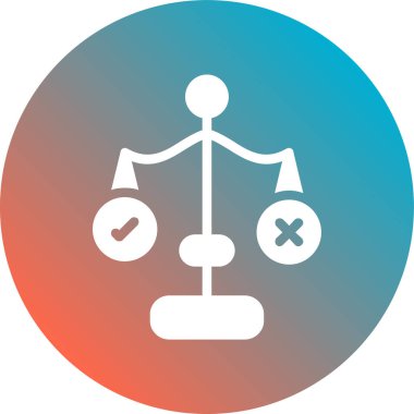 kanun simgesi, vektör illüstrasyonu