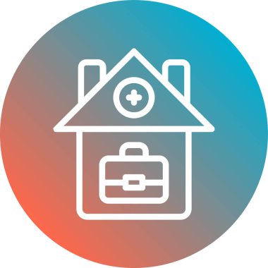 Vektör Ev simgesi illüstrasyonu