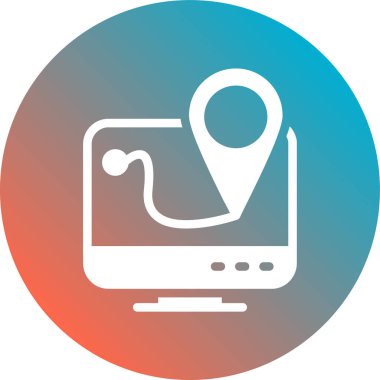 Modern simgenin vektör illüstrasyonu