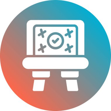 İnternet web simgesi basit illüstrasyon