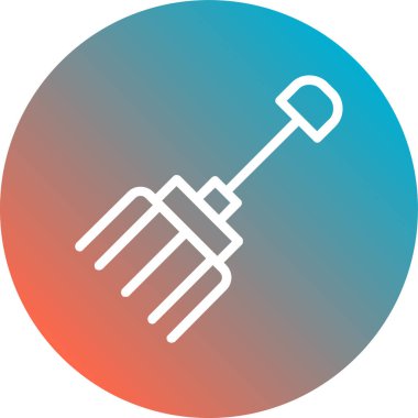 Bir tornavida simgesinin vektör çizimi