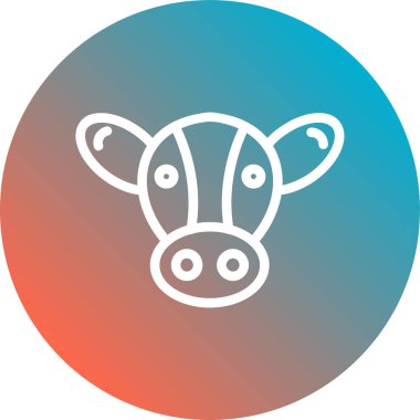 Çiftlik simgesinin vektör illüstrasyonu