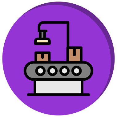 Elektrik dolgu simgesinin vektör illüstrasyonu