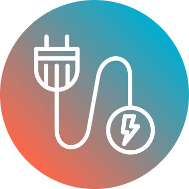 vektör çizim elektrik fişi