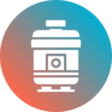 gaz tankı ikonu vektör illüstrasyonu