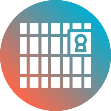 yassı simgeyi kilitle, vektör, illüstrasyon