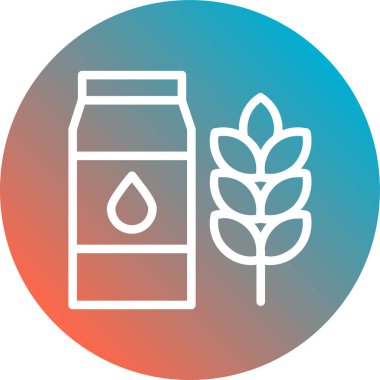 Modern b 'nin vektör illüstrasyonunda yiyecek ikonu yok