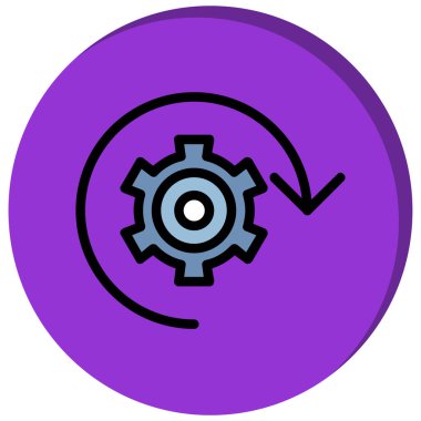 dişli ağ vektör illüstrasyonu