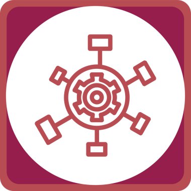 seo modern simgesinin vektör illüstrasyonu