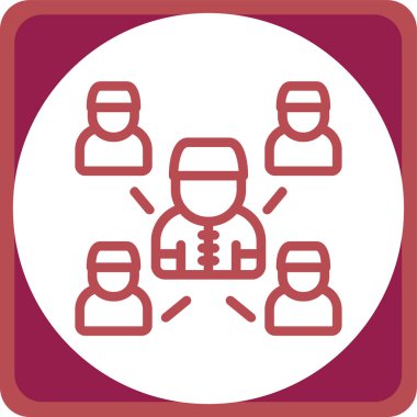 iş simgesi vektör illüstrasyonu