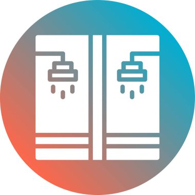 Vektör illüstrasyonu, simge ögesi arkaplanı