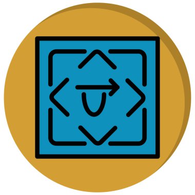 seo modern simgesinin vektör illüstrasyonu