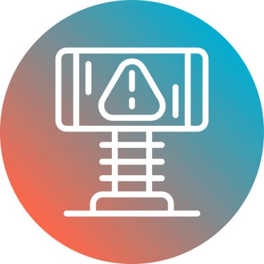 Modern b 'nin vektör illüstrasyonu eksik simgesi