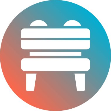 Modern b 'nin vektör illüstrasyonu eksik simgesi