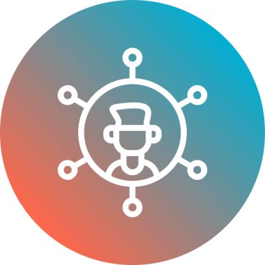 seo modern simgesinin vektör illüstrasyonu