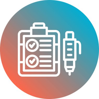 vektör panosu simgesi, basit vektör illüstrasyonu