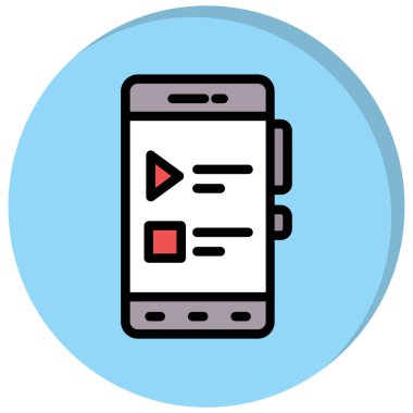 mobil uygulama vektör simgesi