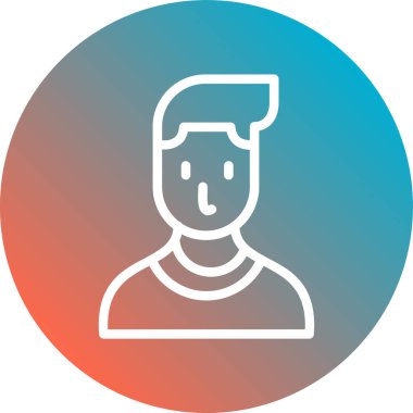 Dairesel testereli adam, vektör illüstrasyonu