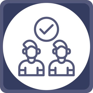 İş ve finans simgesinin vektör illüstrasyonu