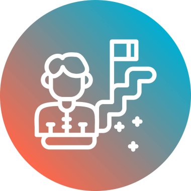 Benzin istasyonu simgesinin vektör illüstrasyonu