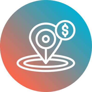 Vektör Doları simge tasarlamak