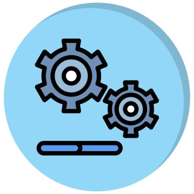 Ayarlama. Web simgesi basit illüstrasyon