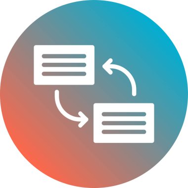 Seo simgesinin vektör illüstrasyonu