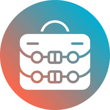 evrak çantası vektör simgesi modern illüstrasyon tasarımı illüstrasyonu