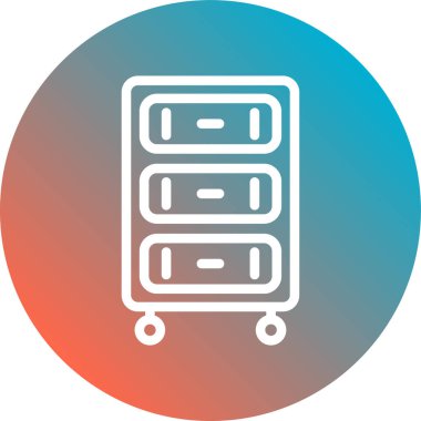 Modern simgenin vektör illüstrasyonu