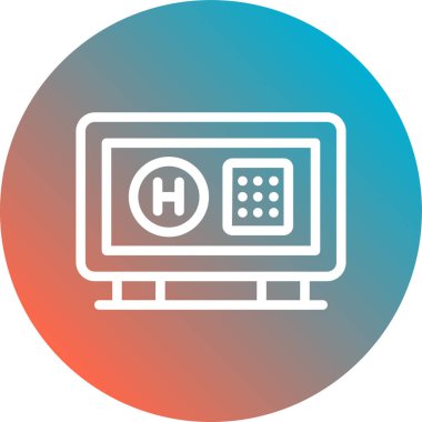 dizüstü bilgisayar simgesi, vektör illüstrasyonu