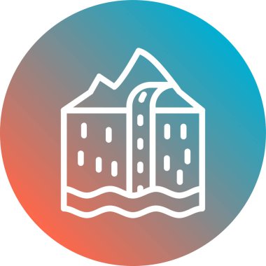 ev simgesi soyut arkaplan n üzerinde izole