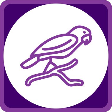 Baykuş simgesi vektör illüstrasyonu