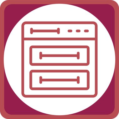 tarayıcı web simge vektör çizim