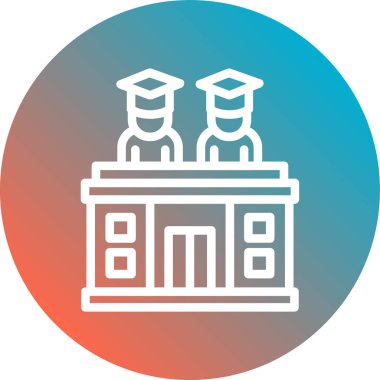 Eğitim simgesinin vektör illüstrasyonu