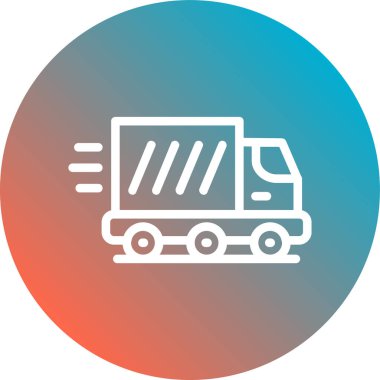 dağıtım kamyonu simgesi