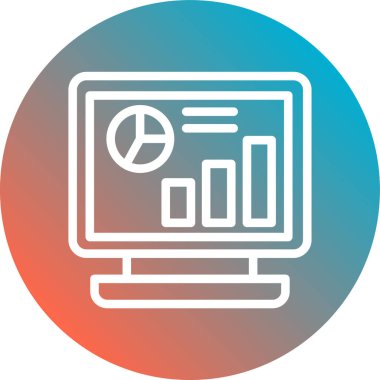 seo modern simgesinin vektör illüstrasyonu