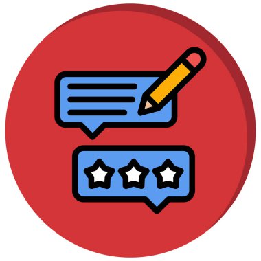 Geri bildirim simgesi. özet tasarımı