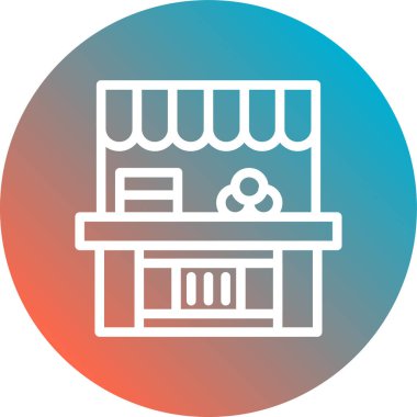 Vektör illüstrasyonu, simge ögesi arkaplanı