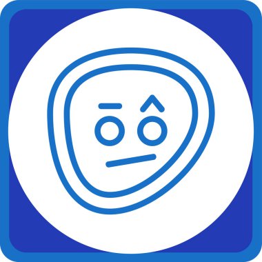 emoji yüz vektör simgesi