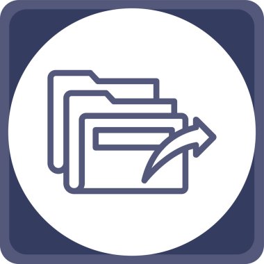 Dosya. Web simgesi basit illüstrasyon