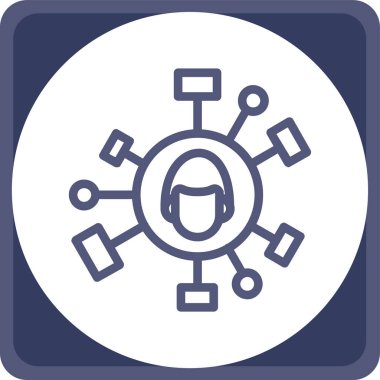 iş simgesi vektör illüstrasyonu