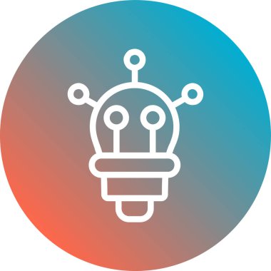 Robot simgesinin vektör illüstrasyonu