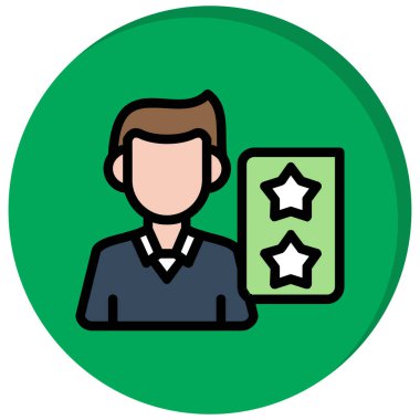 İş adamı. Basit tasarım