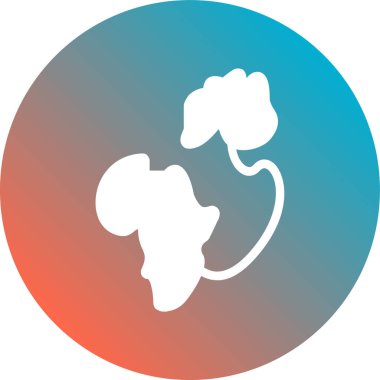 Bir dünya haritasının modern arkaplanının vektör çizimi