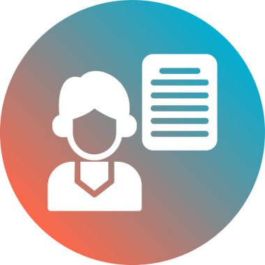 Kullanıcı simgesinin vektör çizimi