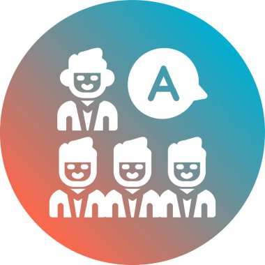 İnsanlar düz kutsal kişilerin resmi, vektör, illüstrasyon