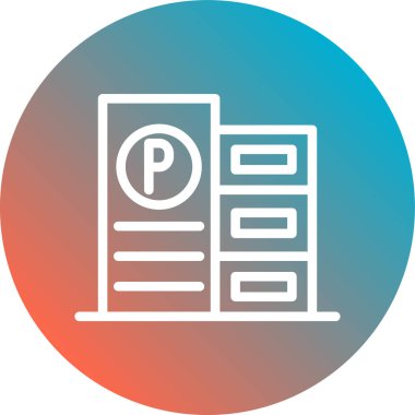 Modern simgenin vektör illüstrasyonu