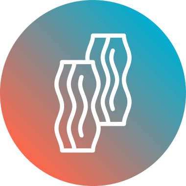 Bir kahve fincanının ikonunun vektör çizimi